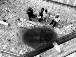 Tragedi Jembatan Gadobangkong Seorang Warga Desa Kp. Caringin , Desa Margajaya, Bandung Barat, Ditemukan sudah Tak Bernyawa