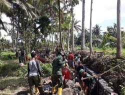 Memasuki Hari ke-18 Program Kegiatan TMMD Kodim 1615/Lotim Telah Mencapai Target Maksimal di Desa Loyok dan Desa Kesik