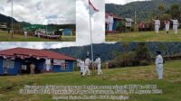 Upacara HUT Kemerdekaan RI di Distrik Bpiri Berlangsung Aman dan Hikmat