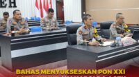 Wakapolda Aceh Mengikuti Rakor secara Virtual Bahas Sukseskan PON XXI dengan Mendagri
