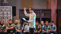 Presiden Jokowi Memberikan Pengarahan pada Pejabat Kotama TNI & Polri di Istana Negara, (IKN), Kaltim