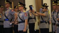 Kapolri Jenderal Polisi Drs. Listyo Sigit Prabowo, M.Si., Pimpin Upacara Kenaikan Pangkat/Korps Raport dan Sertijab Pejabat Utama Mabes Polri dan Polda.