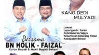 Calon Gubernur Jawa Barat Dedi Mulyadi akan Hadir di Kabupaten Bekasi bersama pasangan Calon Bupati dan Wakil Bupati Bekasi.
