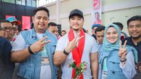 Kedatangan Adik Wapres RI”  Kaesang” Khusus Kampanyekan Dokter Ulfah-MHG di Kota Barru