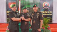 Danrem 071/Wijayakusuma Pimpin Sertijab Dandim 0702/Purbalingga
