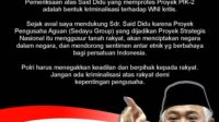 28 Tokoh Nasional Buat Pernyataan Sikap Atas Pelaporan Said Didu ke Polisi Usai Kritik PSN PIK 2