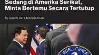 Presiden Prabowo Subianto bertemu dengan Direktur CIA, William J. Burns, di Wisma Indonesia di Washington DC.