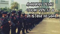 Ratusan Polisi Dikerahkan Amankan Demo Tolak PPN 12 % di Istana Negara