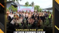 Kapolres Pidie Jaya luncurkan Penanaman Serentak Pekarangan Pangan Bergizi
