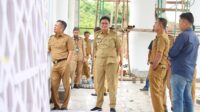 Bupati Barru Tinjau Perkembangan Pembangunan Mesjid Raya Barru, Harus Percepat Progresnya