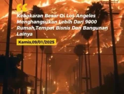 Kebakaran Hutan Dahsyat Melanda wilayah Los Angeles Amerika Serikat