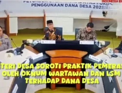 Praktik Pemerasan oleh Oknum Wartawan dan LSM terhadap Dana Desa Menurut Yandri Suanto.