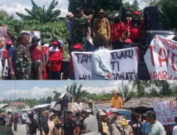 HPMKT Kecam Aktivitas Pertambangan di Hulu Sungai Kecamatan Taopa, FKDBST Turun Aksi