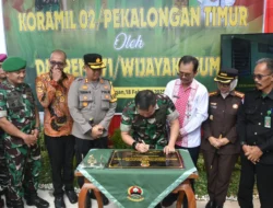 Danrem Wijayakusuma Resmikan Rehab Koramil-02/Pekalongan Timur Kodim 0710/Pekalongan