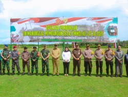 Bupati Barru Hadiri Upacara Pembukaan TMMD ke 123 Tahun 2025 di Desa Siaung Kecamatan Barru