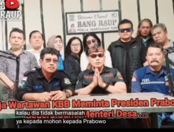 Pokja Wartawan KBB Meminta Tegas Presiden RI Prabowo Segera Mencopot dan Ganti Menteri Desa Yandri Susanto