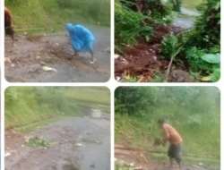 Longsor yang Ditakutkan Warga Citatah, Desa Jayamekar, Akhirnya terjadi juga! Pihak Pemdes Jayamekar Tanggapi Laporan Warga!!