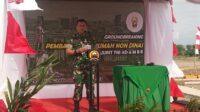 Danrem 071/Wijayakusuma Ground Breaking Pembangunan Rumah Bagi Prajurit TNI AD Dan MBR di Brebes