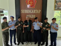 Kunjungan kerja Perdana Kepala Staf Garnisun tetap II/Bdg ke Sub Kogartap 0606/Bogor