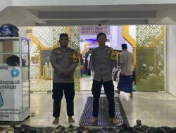 Polsek Topoyo Amankan Safari Ramadhan Gubernur Sulawesi Barat di Masjid Raya Nurul Hidayah
