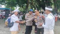Pengamanan Giat Melasti Sambut Hari Raya Nyepi Tahun Baru Saka 1947 di Pantai Batumianak Berjalan Kondusif
