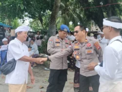 Pengamanan Giat Melasti Sambut Hari Raya Nyepi Tahun Baru Saka 1947 di Pantai Batumianak Berjalan Kondusif