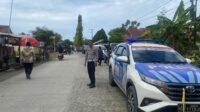 Satlantas Polres Mamuju Tengah Laksanakan Pengawalan Dan Pengamanan Rangkaian Pernikahan di Kecamatan Tobadak