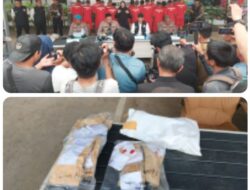 Kapolres Gowa Pimpin Konferensi Pers Pengungkapan 62 Kasus Narkoba April–Mei 2025