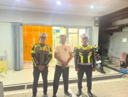 Patroli Blue Light Satlantas Polres Mamuju Tengah dalam Antisipasi Premanisme di Jalan Raya