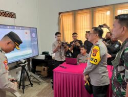 Kapolda Lampung Pimpin Monitoring Operasi Tuhuk Krakatau 2025 di Ajang World Surfing League (WSL) Krui Pro 2025