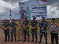 Danrem 121/Abw Tinjau Progres Pembangunan Yonif TP832/PA Ketapang