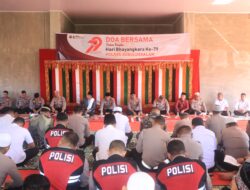 Sambut Hari Bhayangkara Ke-79, Polres Subulussalam Gelar Dzikir dan Doa Bersama