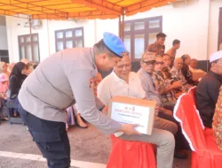 Polres Subulussalam Salurkan Bantuan Sosial Kepada Purnawirawan Polri, Warakawuri dan Anak Yatim