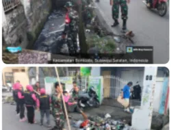 Koramil 04 Bontoala Gelar Karya Bakti: Bersihkan Selokan Demi Lingkungan Sehat