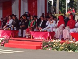 Momen Peringatan 80 tahun Indonesia merdeka, wilayah komplek Pemda kab Bandung di padati warganya.