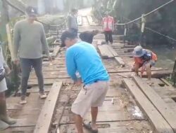 Camat Rongga bersama Warga : “Terimakasih Bupati Bandung Barat atas Partisipasi guna Perbaikan Jembatan antar Dua Kecamatan Rongga- Gunung Halu”.
