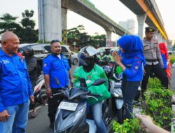 Buruh KSPSI dan Polri gelar  Baksos, Ratusan Paket Sembako Dibagikan pada Warga