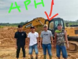 Terciduk.! Diduga Seorang Oknum Polisi di Lingga Bayu jadi Toke sekaligus Pemilik Alat Berat PETI di Pulo Padang