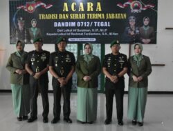 Danrem Wijayakusuma Pimpin Sertijab Dandim Tegal.