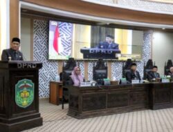 Bupati dan Wakil Bupati Lutim Hadiri Rapat Paripurna DPRD Lutim dan Sampaikan Pesan melalui Pidatonya