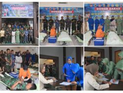 Bersatu Donorkan Darah untuk Kemanusiaan Jelang HUT Ke-80 TNI dan HUT ke 75 Kodam IV/Diponegoro