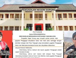 Putusan Bersejarah! Majelis Hakim Tolak Gugatan PT. BJA dalam Kasus ‘Tipu-tipu Abunawas’ di PN Sorong