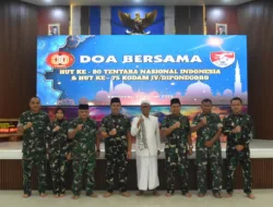 Doa Bersama Prajurit Wijayakusuma Warnai Peringatan HUT ke-80 TNI dan HUT ke-75 Kodam IV/Diponegoro