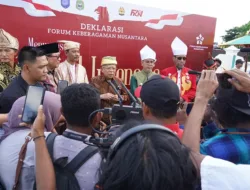Raja dan Sultan, Pemimpin Adat, Tokoh Etnis-Suku, Tokoh Agama-Masyarakat Bersatu di Ternate: Deklarasi Kebangsaan untuk Indonesia Emas 2045