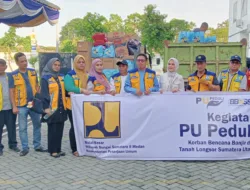 Balai Besar Wilayah Sungai,  Sumatera II Medan, Direktorat Jenderal Sumber Daya Air dan  Kementerian Pekerjaan Umum  Serahkan Bantuan untuk Korban Terdampak banjir di Kota Medan