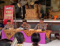 Waka Polres Tabanan Gelar Jumat Curhat di Desa Denbantas, Serap Aspirasi dan Jaga Kondusivitas Jelang Tahun Baru