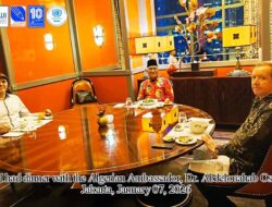 PPWI dan Dubes Aljazair Gelar Pertemuan Silaturahmi Bahas Kerja Sama Sosial Budaya