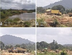 Penambangan Pasir Ilegal di  Sagatani Singkawang Selatan Diduga Dibekingi Oknum APH
