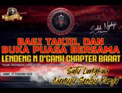 Lendeng N D’gank Chapter Barat Menggelar Aksi Sosial Berbagi Takjil di bulan Ramadhan sebagai Wujud Kepedulian dan Kebersamaan Bertema “Satu Langkah Menuju Seribu Karya”.