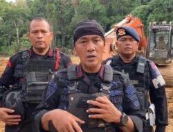 Polda Sumut Sita 12 Eskavator di Tambang Emas Ilegal Madina, 7 Orang Ditangkap